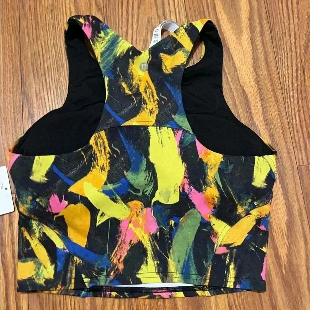 NWT Lululemon Invigorate Training Tank Top Undertone Black Multi